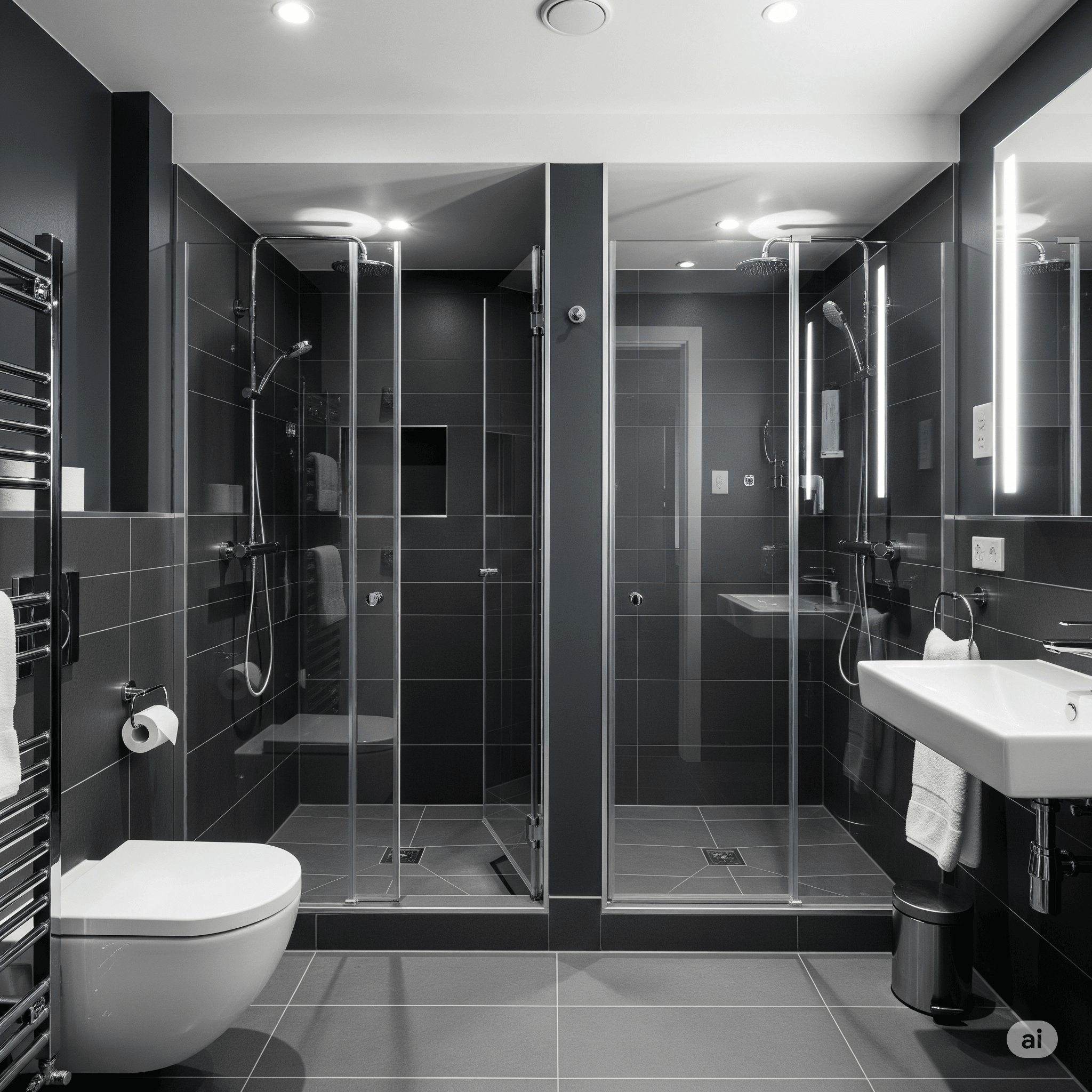 WroFlow Hostel Łazienka